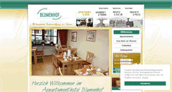 Desktop Screenshot of blumenhof-griesbach.de